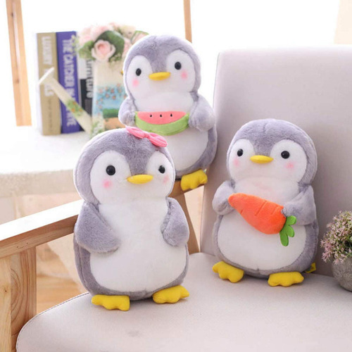 Peluche Pingüino Almohada Regalo De Cumpleaños Para Niños