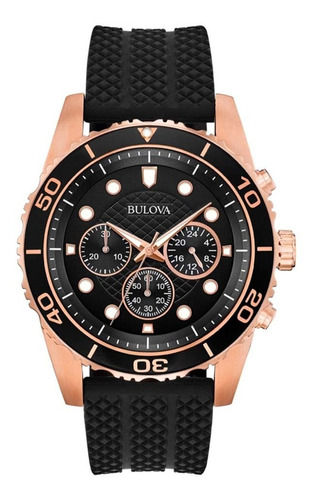 Reloj de pulsera Bulova Sport 98A192, para hombre color
