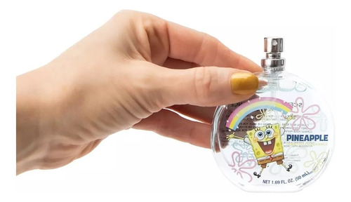 Perfume Infantil Fragancia Y Brillo Labial Niñas Bob Esponja