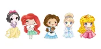 Comprar Kit Princesas Disney Cute Aquarela Displays Displays Mdf