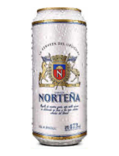 Cerveza Norteña Lata 473 Ml. Pack X 6