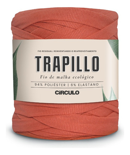 Fio De Malha Trapillo Residual Ecologico - Circulo Cor 4155 - Porcelana Rosa