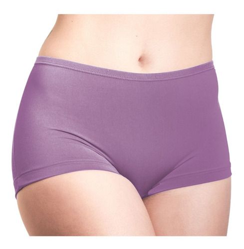 Kit 10 Cueca Boxer Feminina, Short, Microfibra, Lingerie