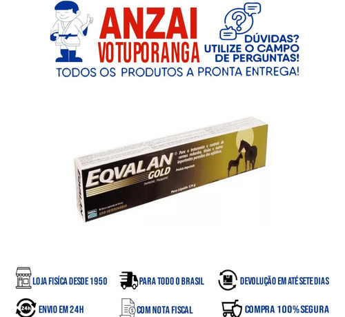 Eqvalan Gold - 7,74 Gramas - Boehringer Ingelheim