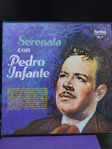 Pedro Infante Serenata Con  1971 Peerless 3 Lp's Muy Bien C.