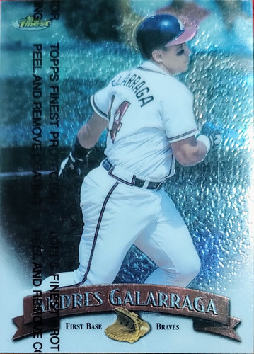 Andrés Galarraga,1.998 Topps Finest, Atlanta Braves 