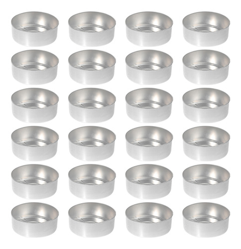 Soportes De Aluminio Para Velas De Té, 50 Unidades