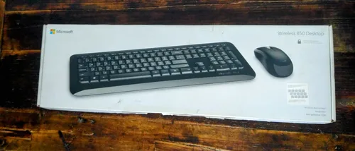 Kit Teclado Y Mouse Microsoft Wireless 850 Negro Español (Usado)
