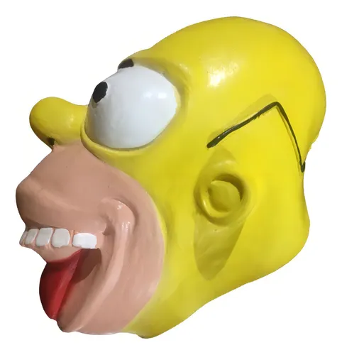 Máscara De Látex De Homero Simpson Para Adulto
