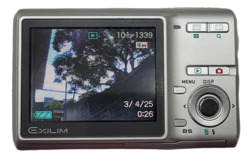 【G2086】 CASIO EXILIM EX-Z60 Camera Digital Casio Exilim Ex-z60 Prateada Com Carregador