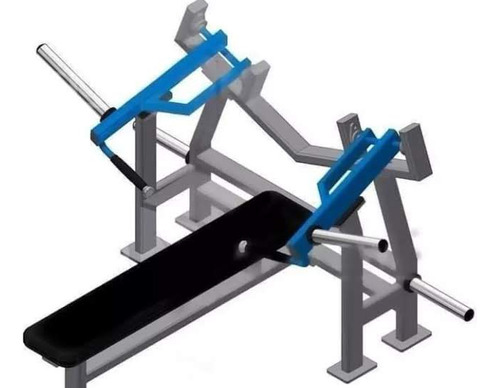 Plano Maquina De Gimnasio. Banco De Pecho Plano Hammer