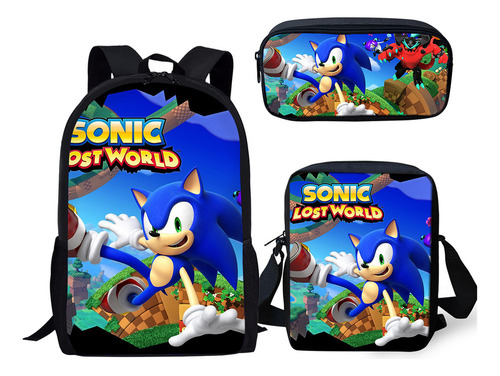 . Set De Tres Piezas De Personalización Gráfica Hedgehog