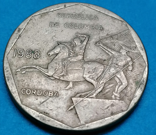 Colombia Moneda 10 Pesos 1988