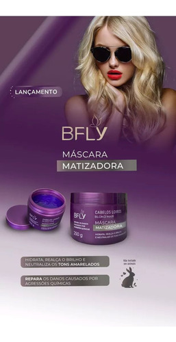 Seu Loiro Mais Vivo Com O Kit Butterfly