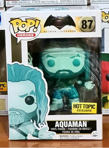Funko Pop Aquaman 87 Exclusivo Hot Topic