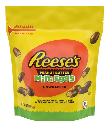 Reese's Peanut Butter Mini Eggs Huevitos Pascua 226g Import