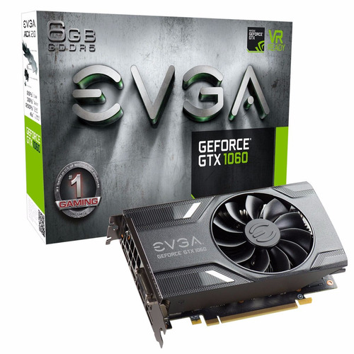 Tarjeta De Video Evga Gtx 1060 Sc 6gb Ddr5 Nvidia Gamer