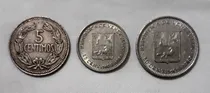 Comprar Monedas Venezolanas Año 1965 - 5, 25 Y 50 Céntimos