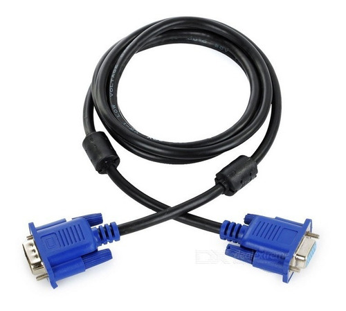 Cable Vga Monitor Pc Macho 1.5m Doble Filtro 100% Cobre