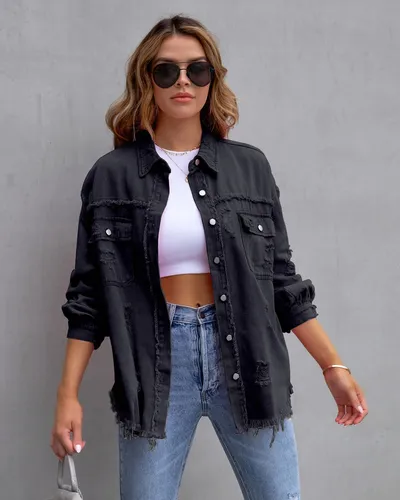 Chamarra oversize hot sale