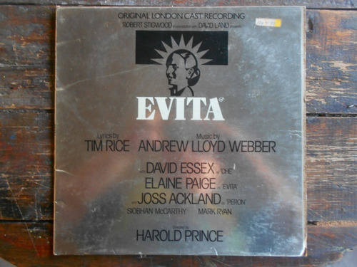 Evita  A. Lloyd Webber Lp Vinilo  Usa Ex