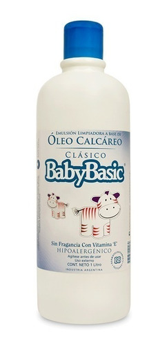 3 Oleo Calcáreo Babybasic (3 Botellas De 1 Litro)