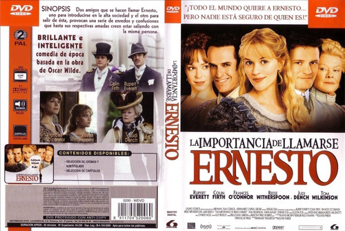 La Importancia De Llamarse Ernesto - Oscar Wilde - Dvd