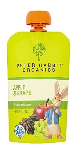 Peter Rabbit Organics, Orgánico Manzana Y Uva 100% Puro Meri