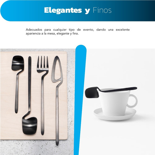 Oferta 2x1 Juego De Cubiertos Acero Inoxidable Set 4 Piezas