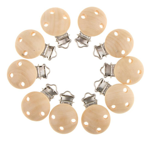 10 Pcs Bebé Chupete De Suspender Clips Nipples