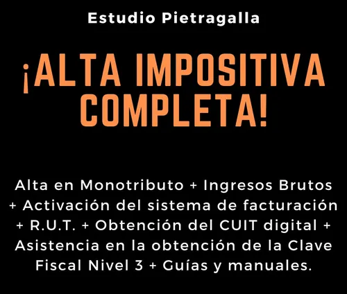 Alta Monotributo Arca Retenciones Contador Público Caba Pba