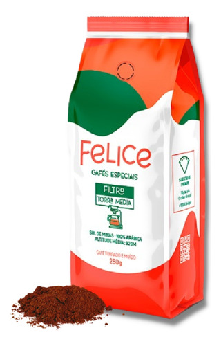 Café Em Pó Torrado E Moído Especial Pacote 250g Café Felice