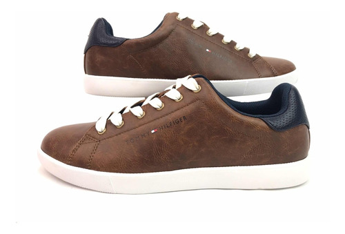 Tenis Tommy Hilfiger Originales Café