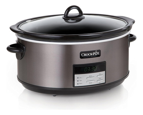 Olla De Cocción Lenta Programable Crock-pot Grande De 8 Cuar