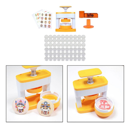 Máquina De Fabricação De Botões I Diy Pin Badge Button Maker