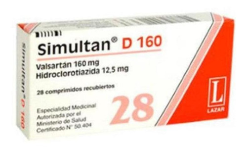 Simultan D 160 Mg  28 Comprimidos