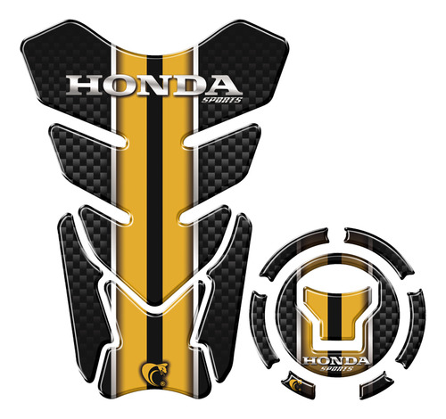 Kit Protetor Tanque Bocal Adesivo Moto Honda Cg Fan 150 160