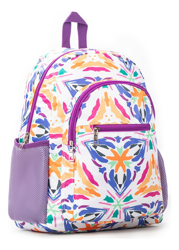 Mochila Escolar Mima2 Figura De Caleidoscopio