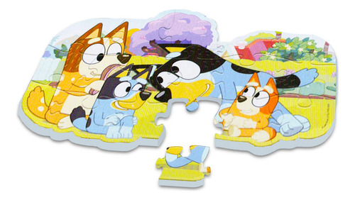 Juego De Tapetes De Espuma Para Rompecabezas Disney Bluey, 1