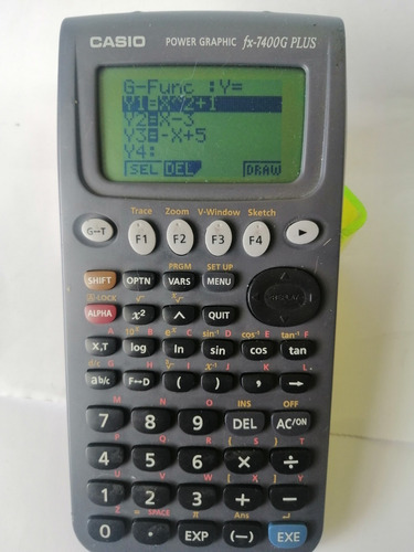 Calculadora Casio Fx 7400g Plus Graficadora Programa