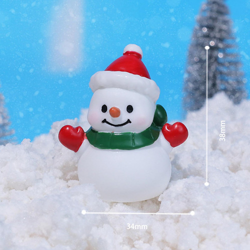2 Estatua De Muñeco De Nieve De Navidad En Estilo E