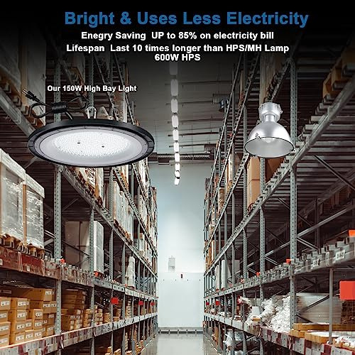 Ufo Led High Bay Light 150w 21,000lm, 6000k Bright Whit...