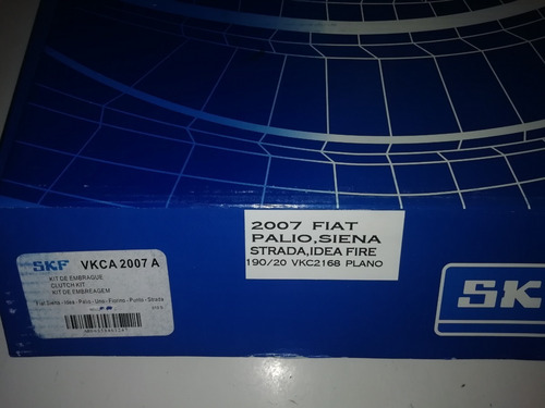 Kit De Embrague Skf 2007 Monodisco Fiat Palio, Siena 1.3/1.4