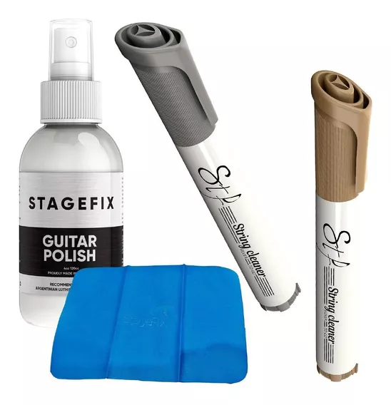 Cuotas Mega Combo De Limpieza Guitarra Bajo Stf Kit Full