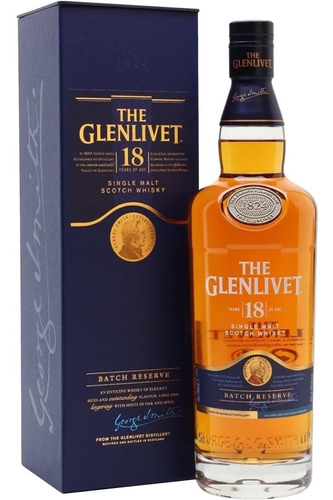 Whisky Glenlivet 18 Años Single Malt Botella 700ml 01almacen