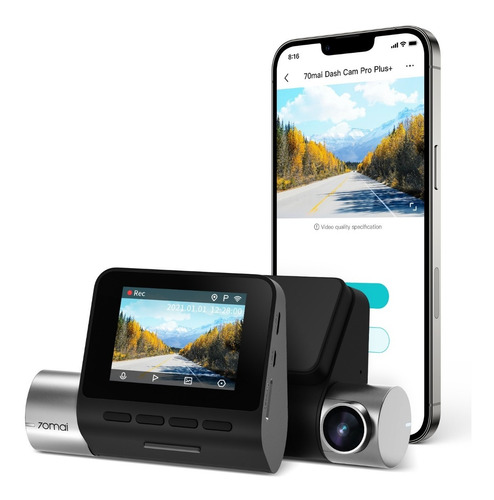 70mai Dashcam Pro Plus+ A500s 2k Wifi Gps Cámara Conduccion