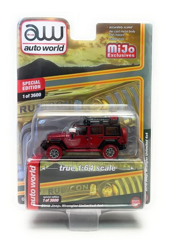 4x4 Jeep Wrangler Unlimited Especial 1:64 Auto World Chase