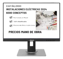 Comprar Catalogo Instalaciones Eléctricas Mano De Obra Actualizado
