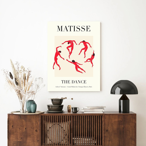 Cuadro Matisse The Dance Arte Minimalista Moderno  En Canvas