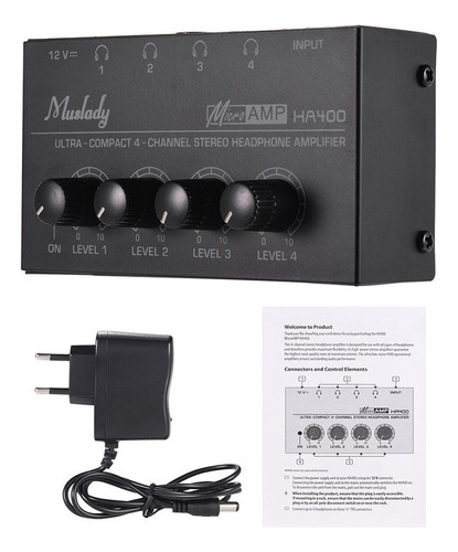 Miniamplificador De Audio Muslady Ha400 Ultracompacto De 4 C